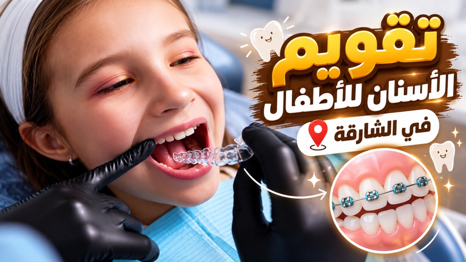 تقويم الأسنان للأطفال في الشارقة